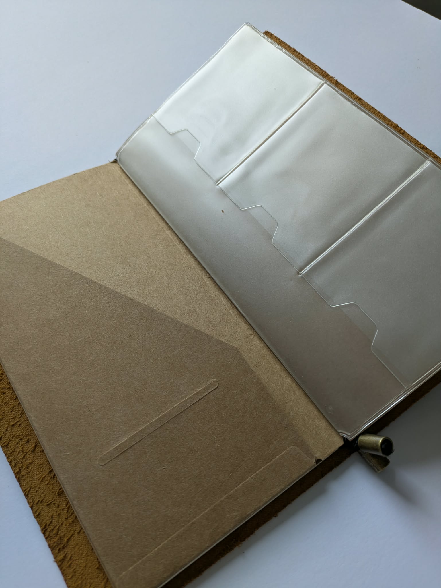 Wanderings - Leather Travellers Notebook Bundle. Journal, Pen, Clip, Refills