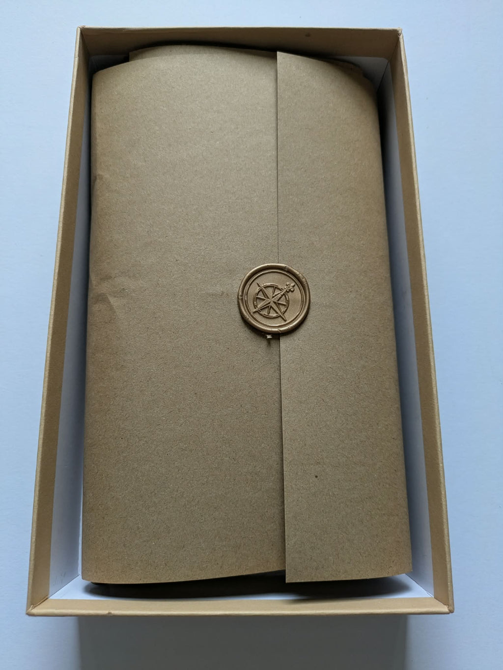 Wanderings - Leather Travellers Notebook Bundle. Journal, Pen, Clip, Refills