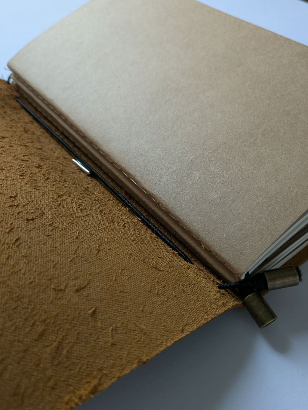 Wanderings - Leather Travellers Notebook Bundle. Journal, Pen, Clip, Refills