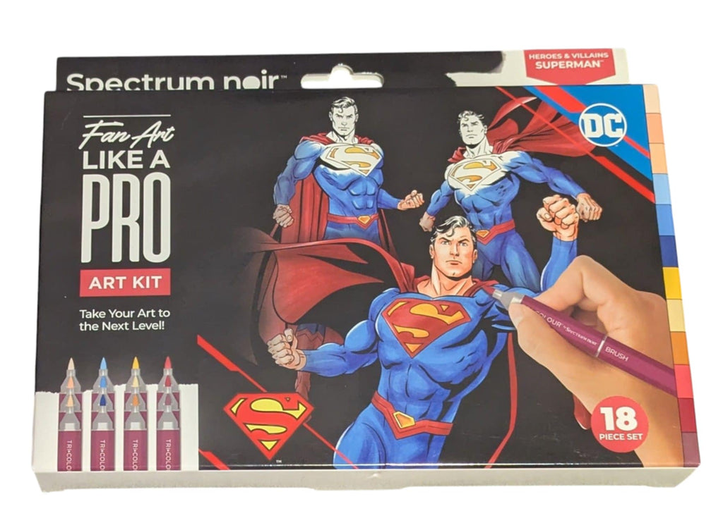 Spectrum Noir Fan Art Like A Pro - Art Kit - Superman