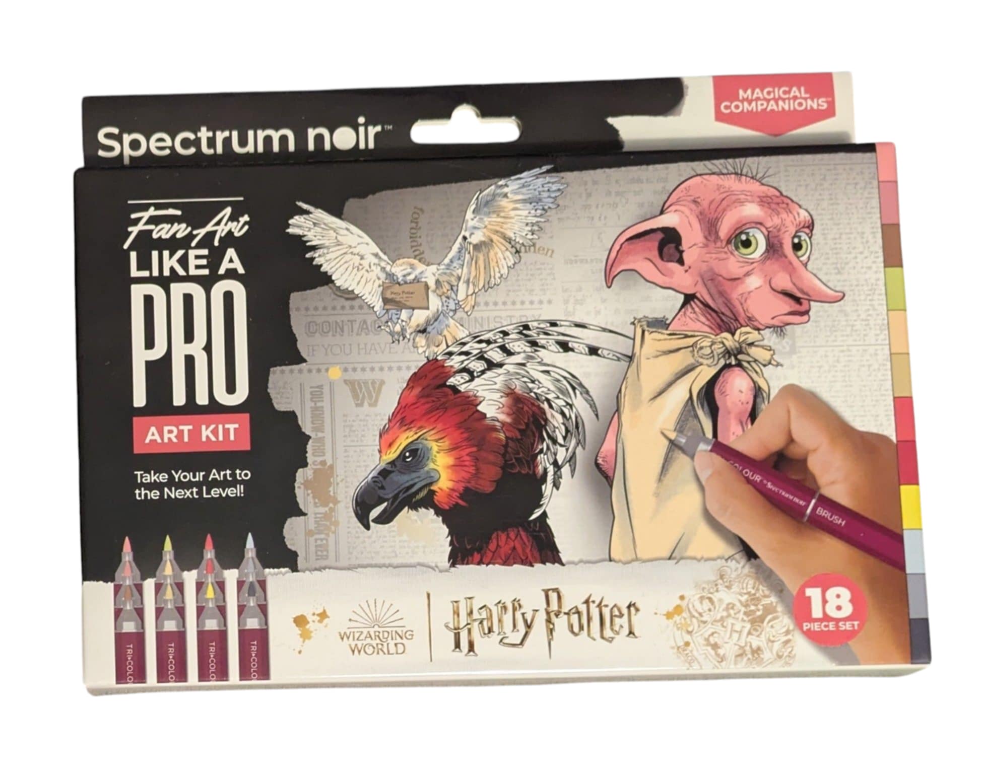 Spectrum Noir Fan Art Like A Pro - Art Kit - Harry Potter - Magical Companions