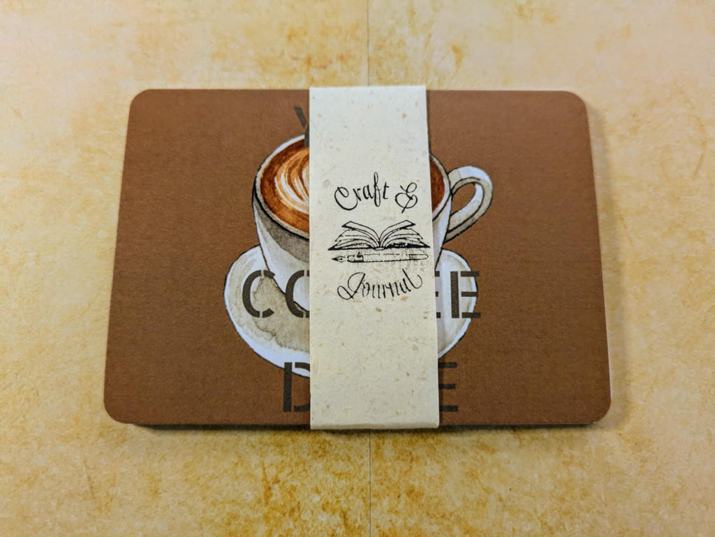 Coffee Date Journal Cards - Bundle of 7 Themed Cards