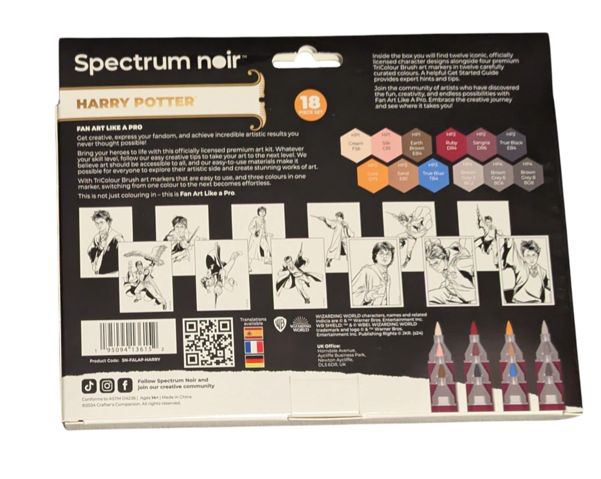 Spectrum Noir Fan Art Like A Pro - Art Kit - Harry Potter