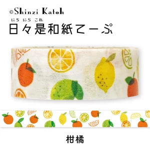 Shinzi Katoh Fruits Washi Tape