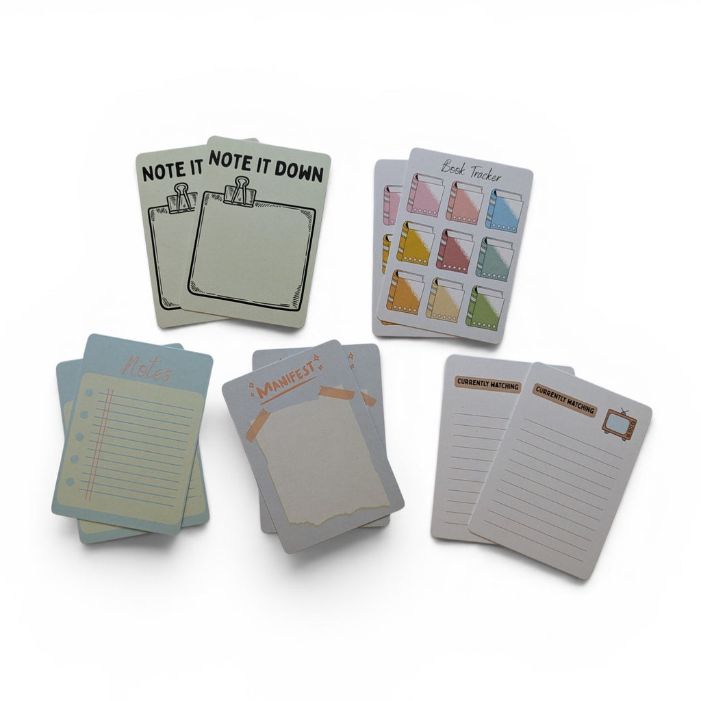 Functional Fixes Journal Cards. Set of 10 by Craft and Journal