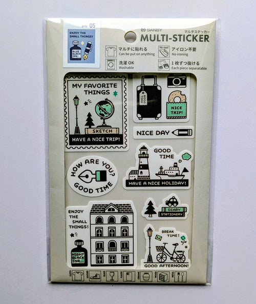 Eric Small things designed sticker sheet 