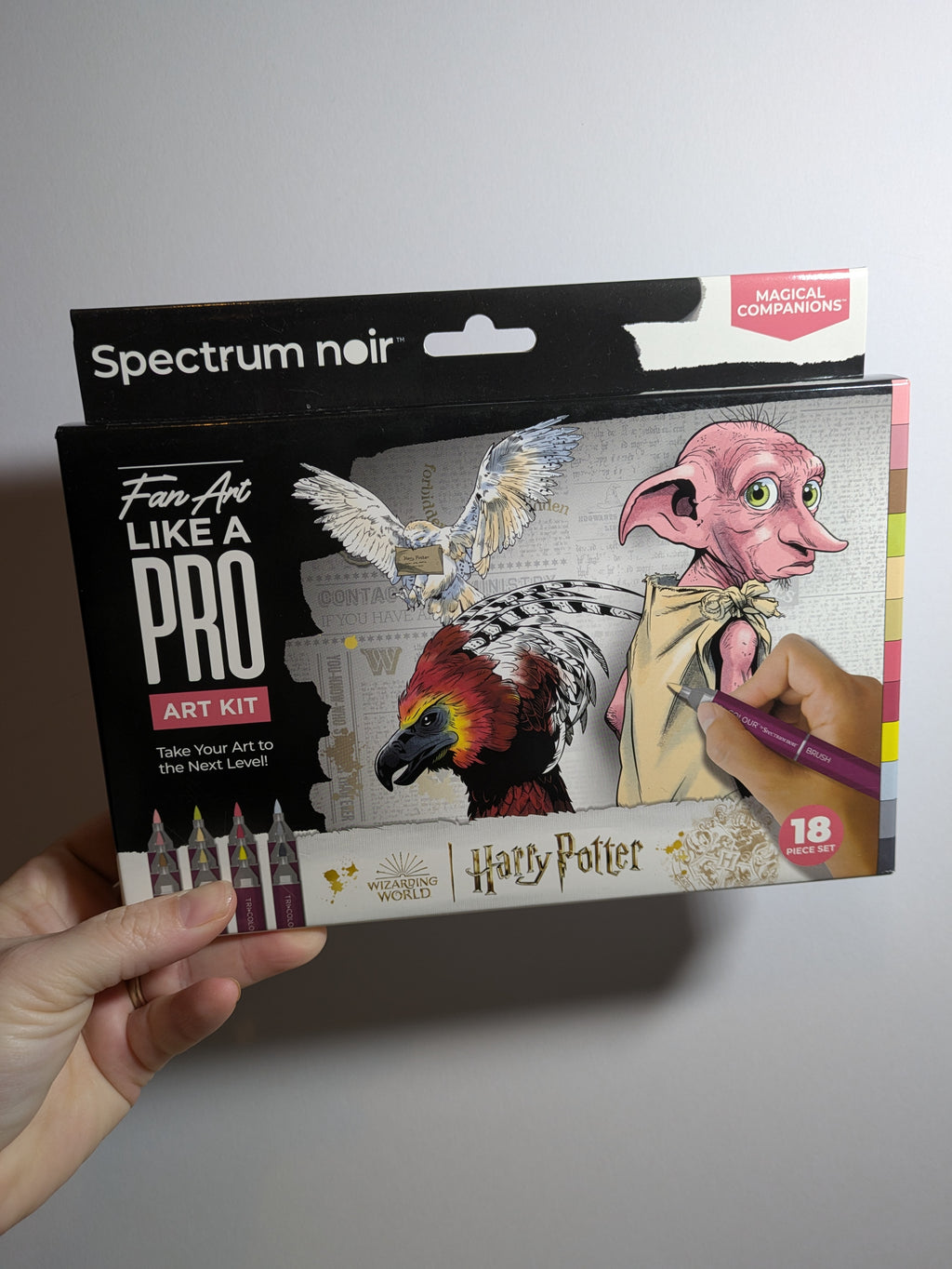 Spectrum Noir Fan Art Like A Pro - Art Kit - Harry Potter - Magical Companions