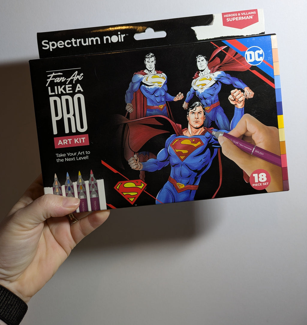 Spectrum Noir Fan Art Like A Pro - Art Kit - Superman