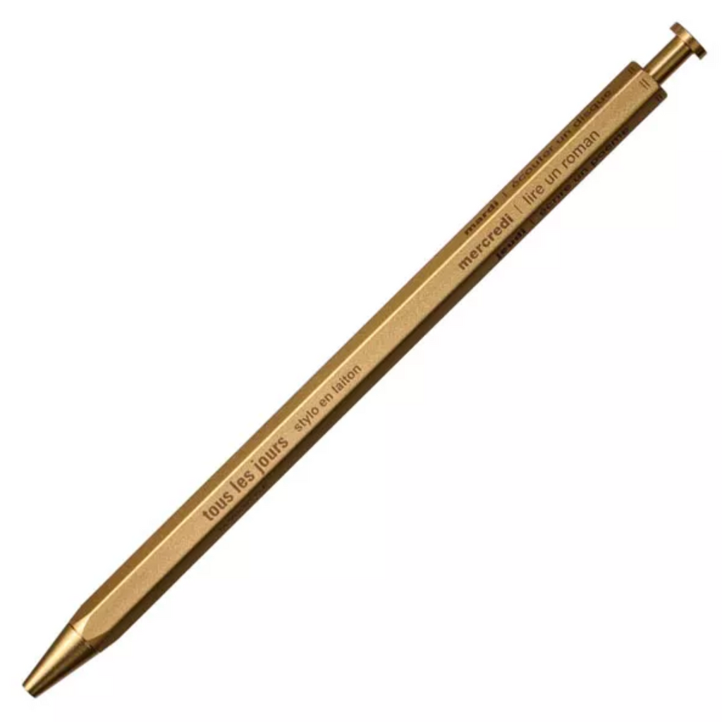 Metal MARK'S INC PEN on a white background