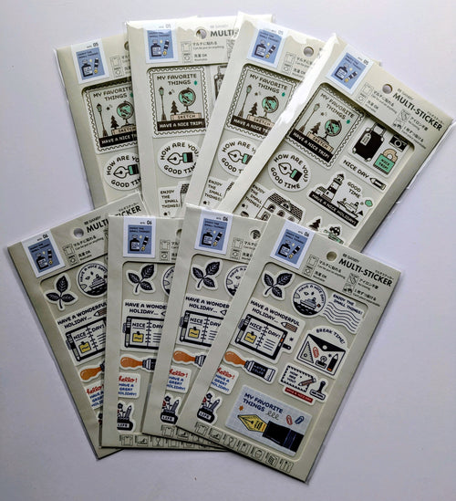 Collection of Eric Small Things sticker sheets 