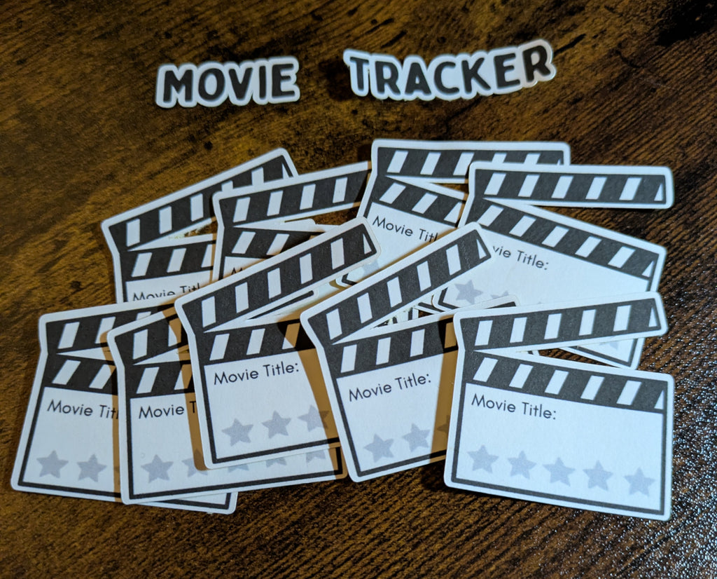 Movie Tracker Stickers - Set of 9