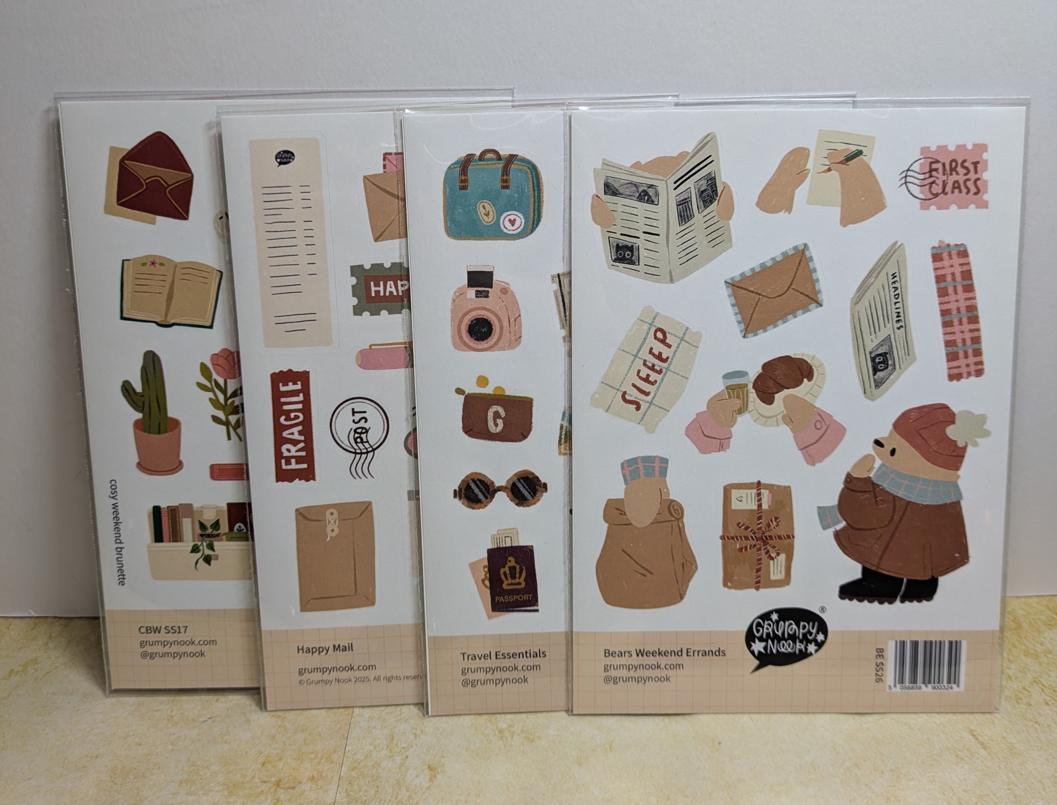 Grumpy Nook - Happy Mail Sticker Sheet