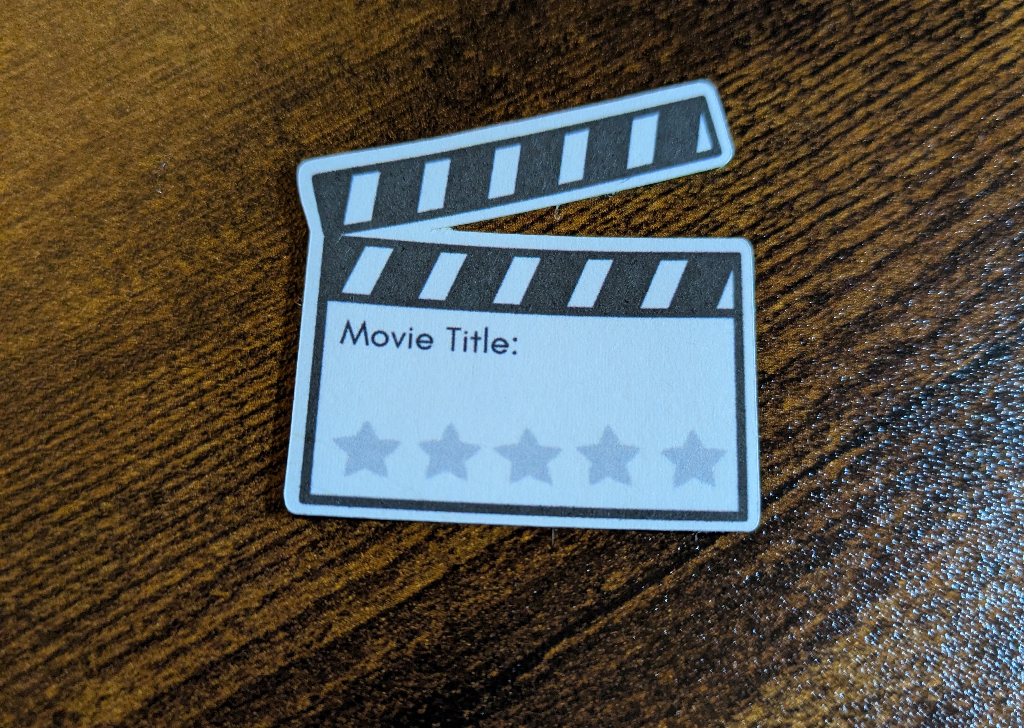 Movie Tracker Stickers - Set of 9