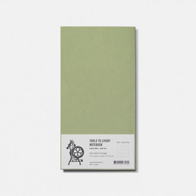 Rear of the notebook showing white packaging 