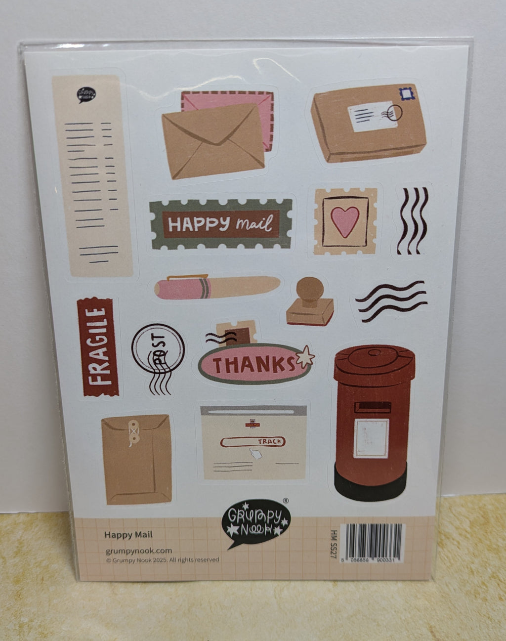 Grumpy Nook - Happy Mail Sticker Sheet
