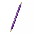 Purple pen with accents on white background 