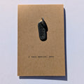 Keychain with '2026' on a card reading 'a very special year' on a light white background