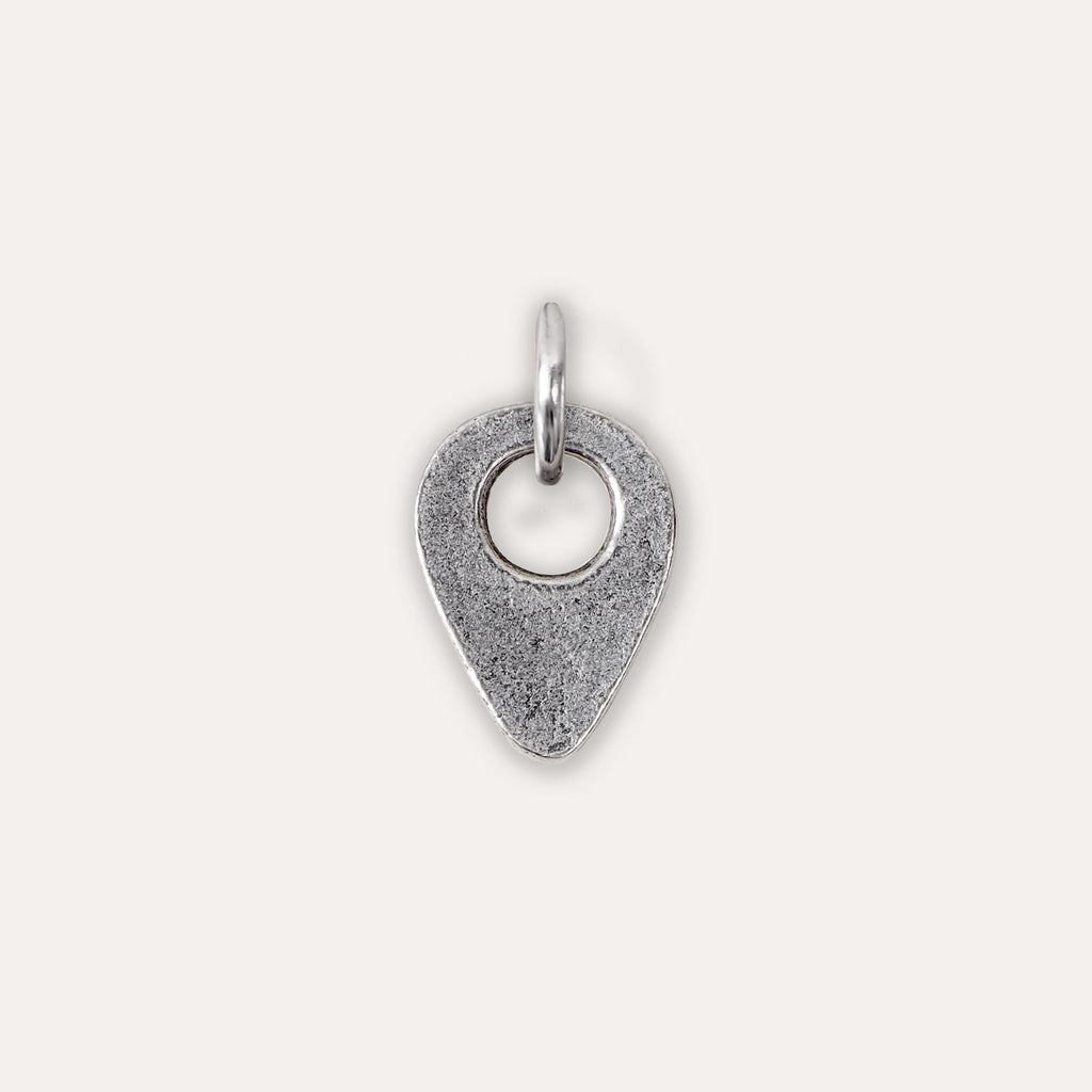 Metal pendant location charm