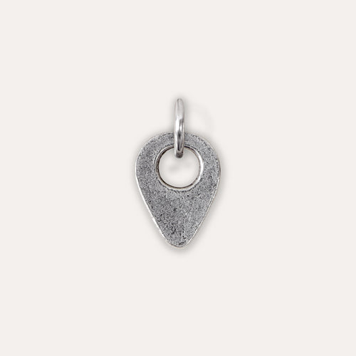 Metal pendant location charm