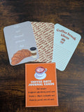 Set of 10 'Coffee Date' themed Journal Cards by Craft and Journal